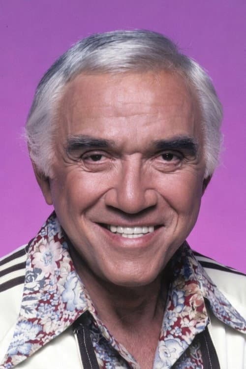 Lorne Greene as Cmdr. Adama in Mission Galactica: The Cylon Attack